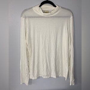 Nue options, essentials turtleneck size, extra large cream color